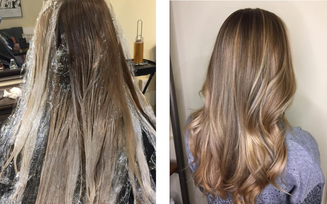 hair before and after